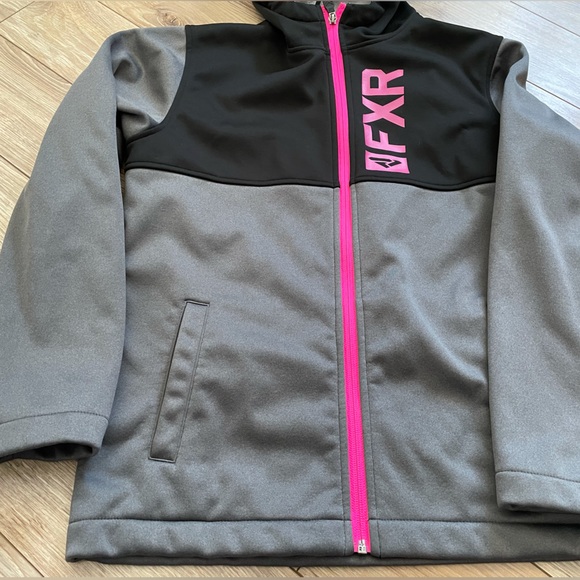 Black/Gray FXR coat - Size medium - Picture 3 of 5